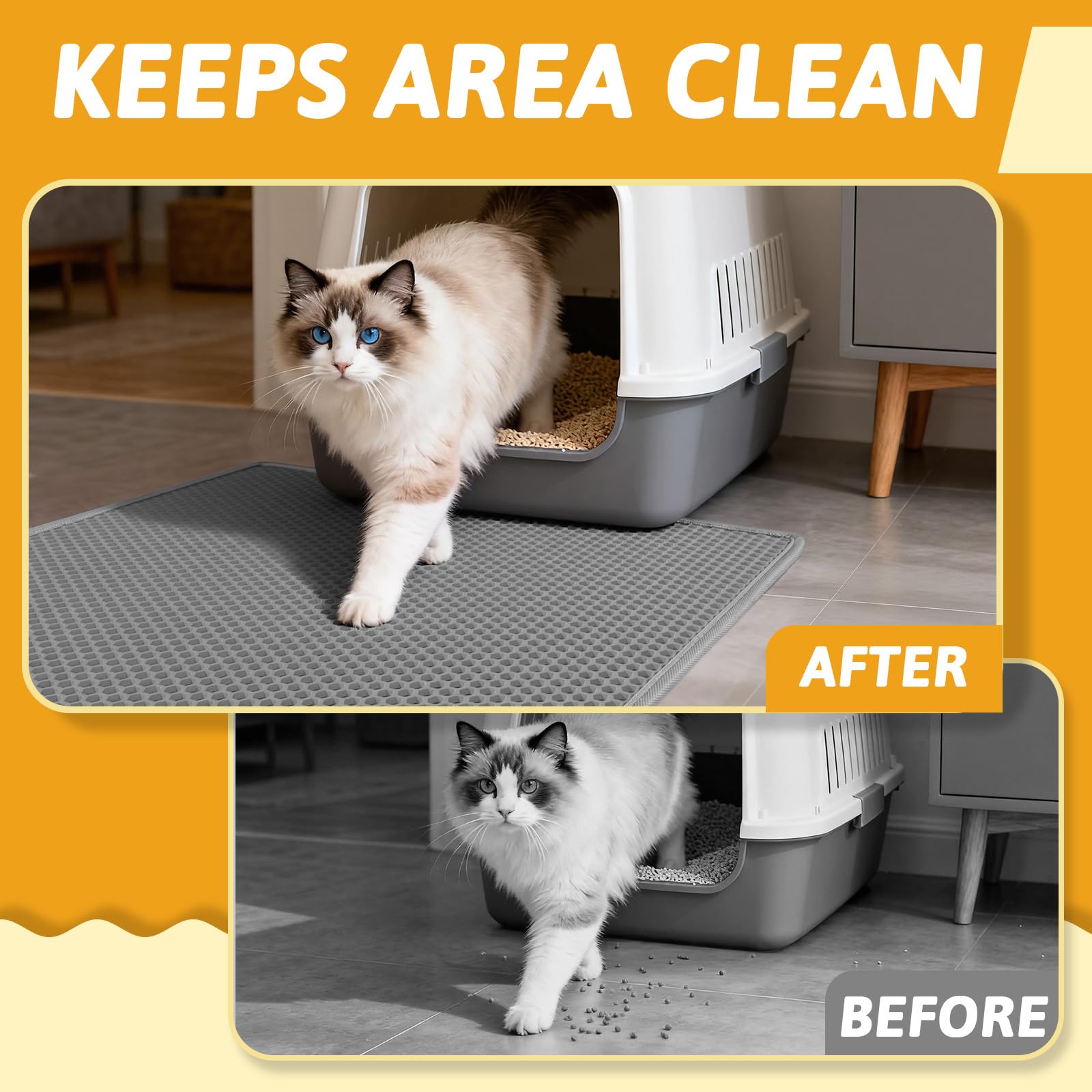 Pieviev Litter Box Mat. Chosen for real quality, fits naturally into modern pet homes.