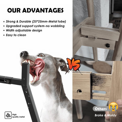 TIDANT Dog Bowl Stand for Medium Large Dogs. Chosen for real quality, fits naturally into modern