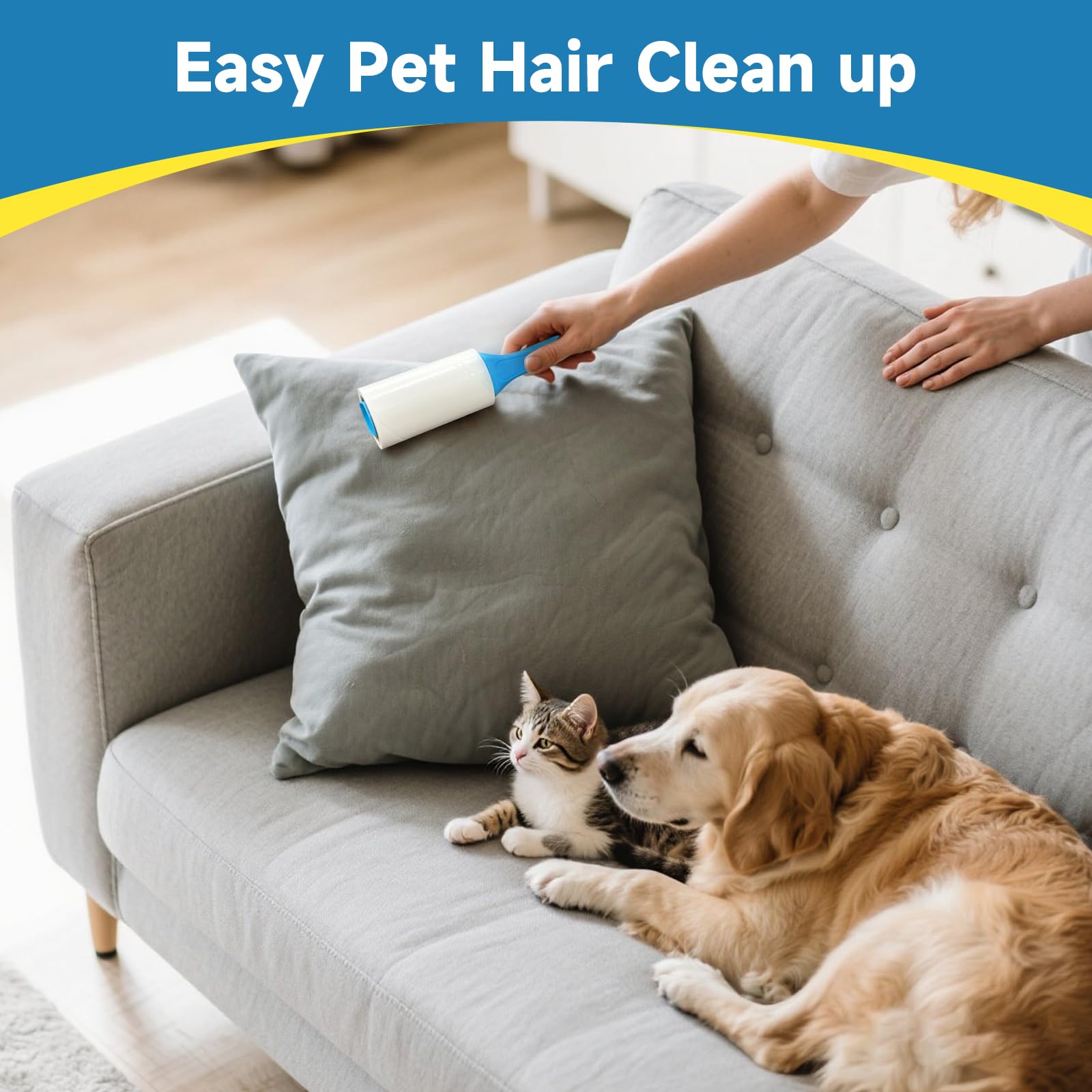 Swihauk 600 Sheets Extra Sticky Lint Rollers for Pet. Chosen for real quality, fits naturally into
