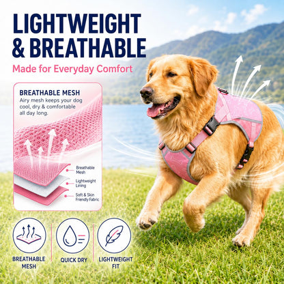 Cooling Dog Vest Harness with 4 Ice Packs. Chosen for real quality, fits naturally into modern pet