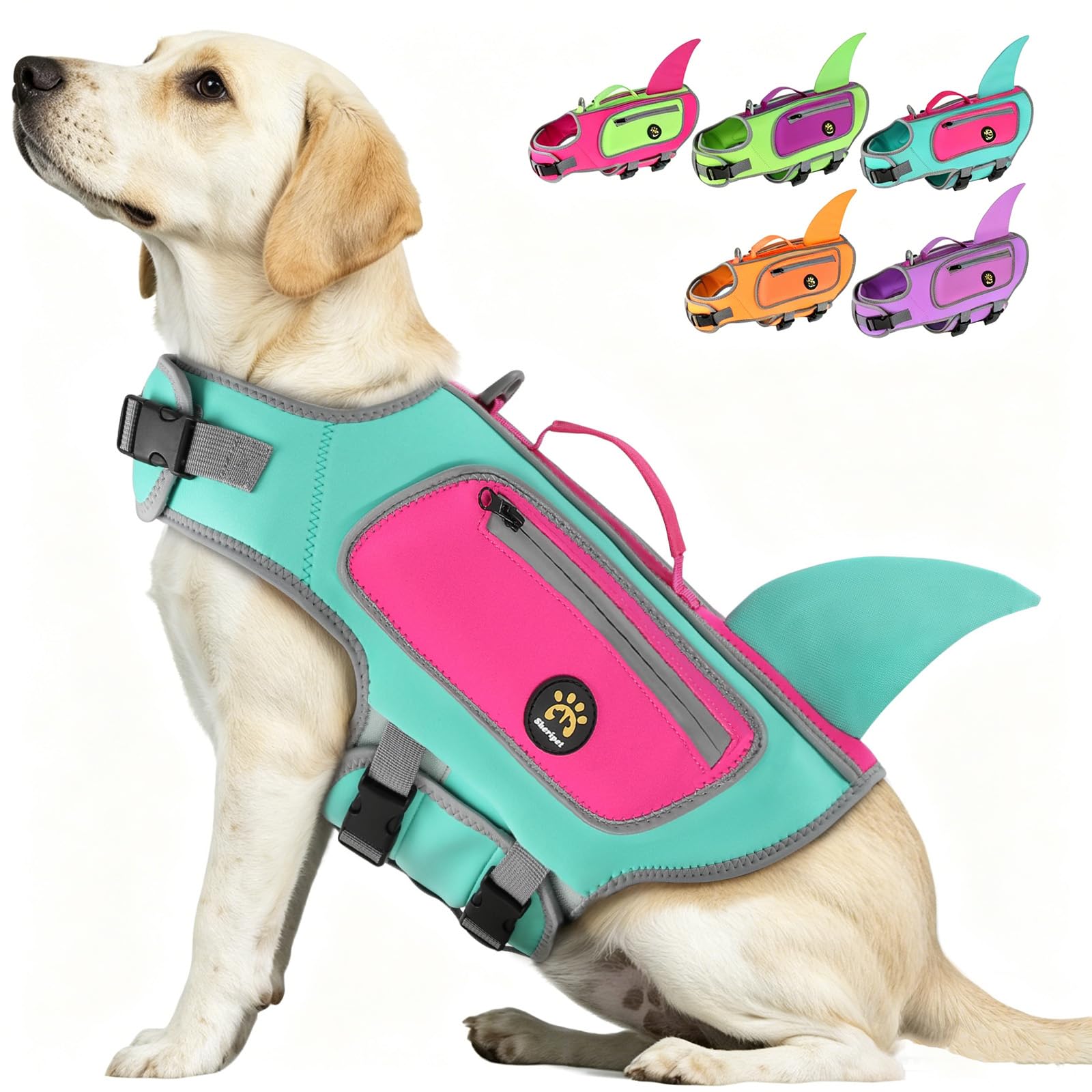 Sheripet Dog Life Vests for Boating and Swimming. Chosen for real quality, fits naturally into