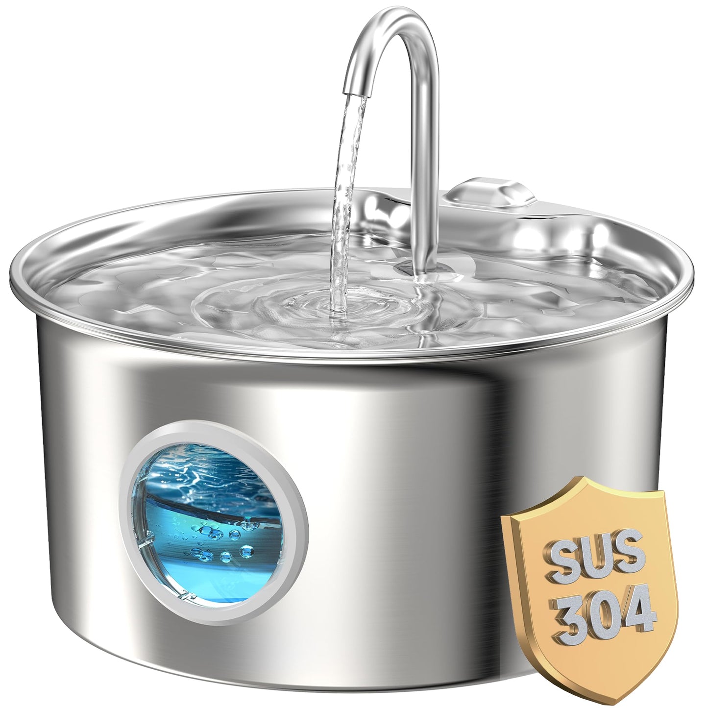 Cat Water Fountain Stainless Steel: Cat Fountain for. Chosen for real quality, fits naturally into