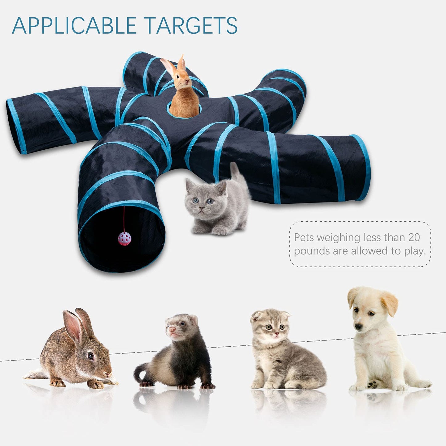 EGETOTA Cat Tunnel for Indoor Cats Large. Chosen for real quality, fits naturally into modern pet