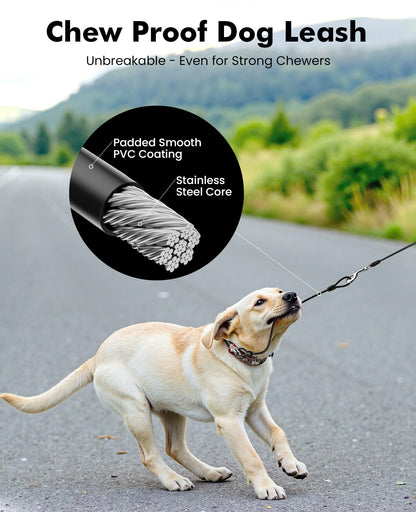Pecute Retractable Dog Leash 26ft with Chew Proof. Chosen for real quality, fits naturally into