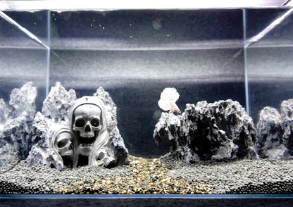 Fish Tank Decor Rocks.Aquarium Decoration Model.Easy and Quick Solution for Aquascaping.(Skull Canyon)