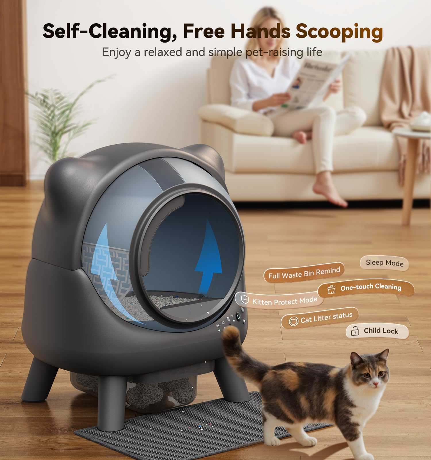 Automatic Litter Box. Chosen for real quality, fits naturally into modern pet homes.