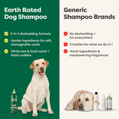 Earth Rated Deshedding Hypoallergenic Dog Shampoo &. Chosen for real quality, fits naturally into