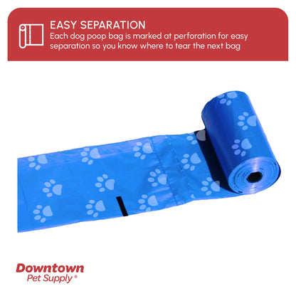 Downtown Pet Supply Poop Bags for Dogs with Dispenser. Chosen for real quality, fits naturally into
