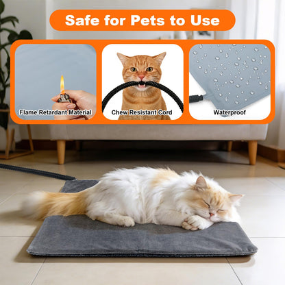 MECHEER 18 x 18 Inch Cat Heating Pad with 9. Chosen for real quality, fits naturally into modern
