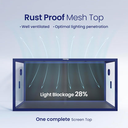 120 Gallon Bearded Dragon Tank,48" x 24" x 24" Reptile Tank with Sliding Door Top Screen Ventilation, Front Opening Reptile Enclosure for Easy Maintenance