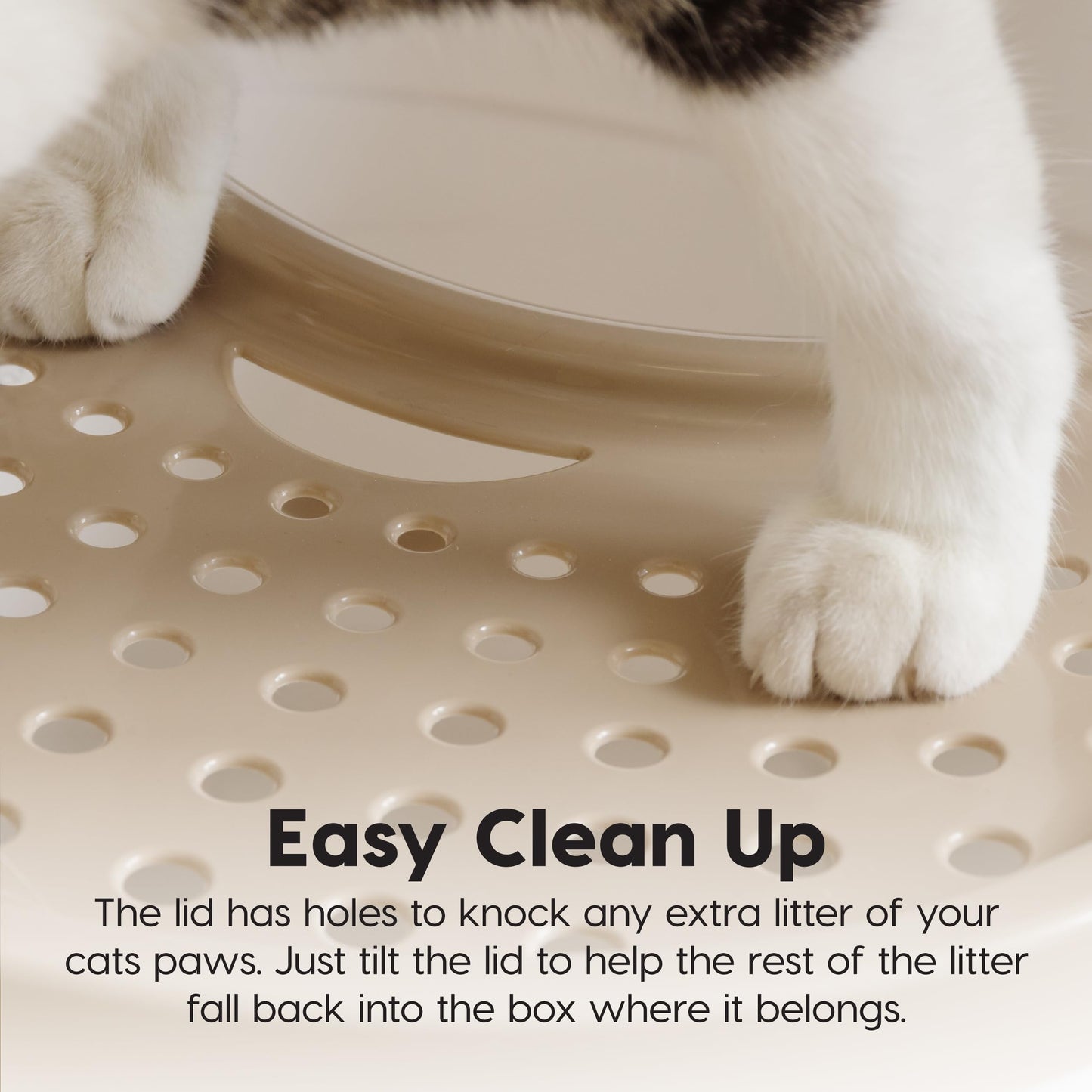 IRIS USA Large Top Entry Cat Litter Box. Chosen for real quality, fits naturally into modern pet