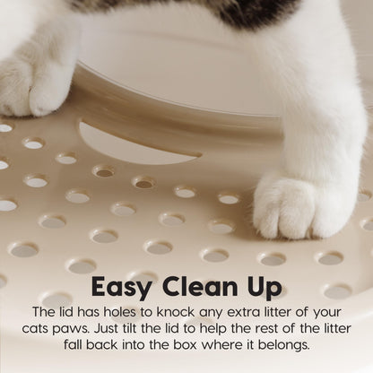IRIS USA Large Top Entry Cat Litter Box. Chosen for real quality, fits naturally into modern pet