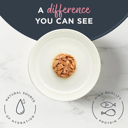 Reveal - Grain Free | Wet Canned Cat Food | 2.47oz - 24 Pack - Premium Nutrition, 100% Natural, No Additives, and Limited Ingredients (Tuna with Salmon in Gravy)