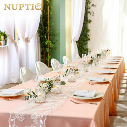 NUPTIO Tea Light Candle Holders: 2 Pcs 6 inch H Distressed White Bird Cage Lantern Centerpiece Hanging Metal Birdcage Tealight Votive Holder for Home Fireplace Dining Table Living Room Decoration