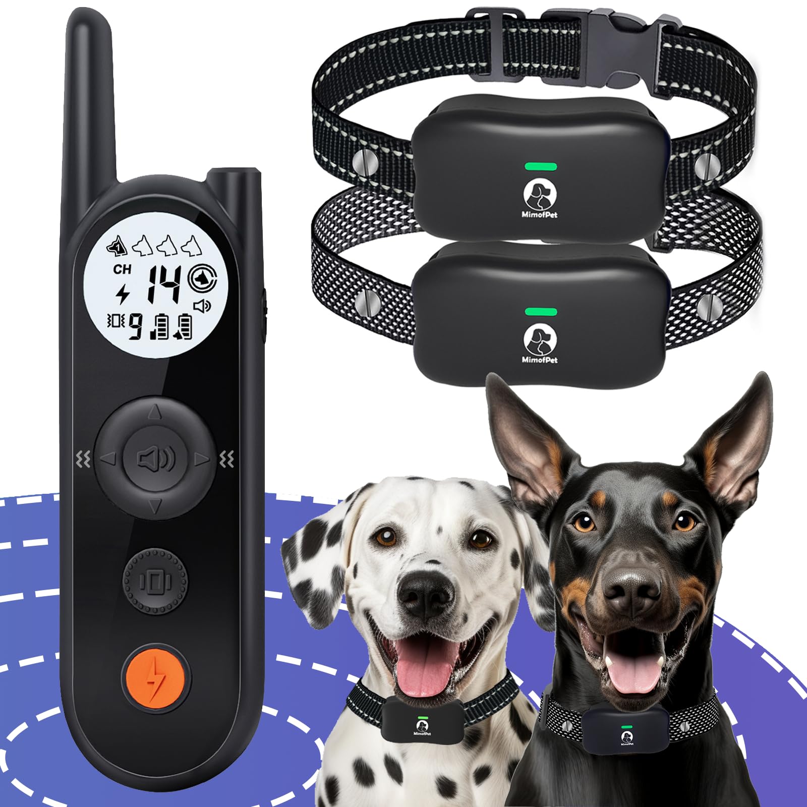 MIMOFPET Wireless Dog Fence for 2 Dogs. Chosen for real quality, fits naturally into modern pet