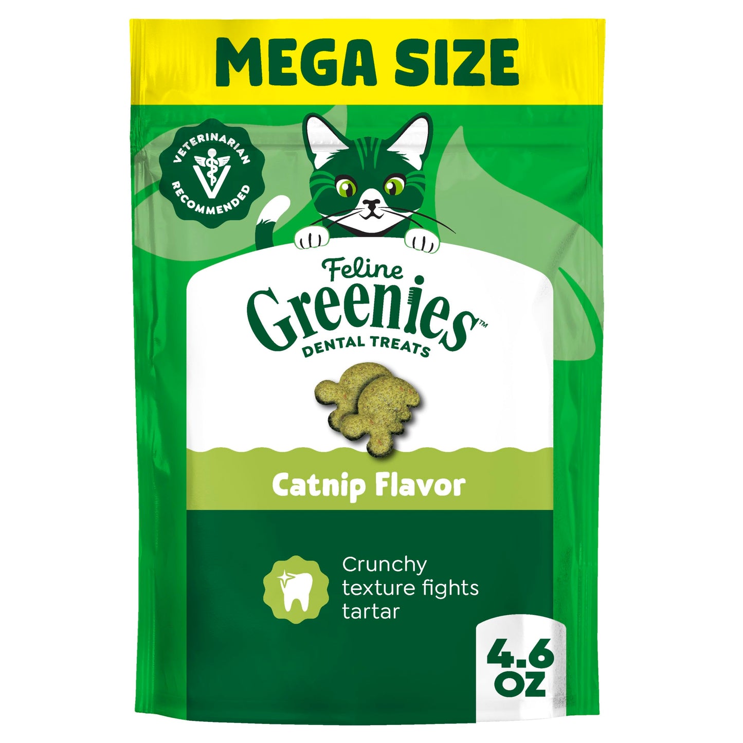 Greenies Feline Natural Dental Cat Treats. Chosen for real quality, fits naturally into modern pet