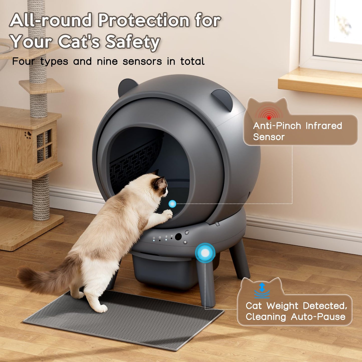 Vivirata Self Cleaning Litter Box. Chosen for real quality, fits naturally into modern pet homes.