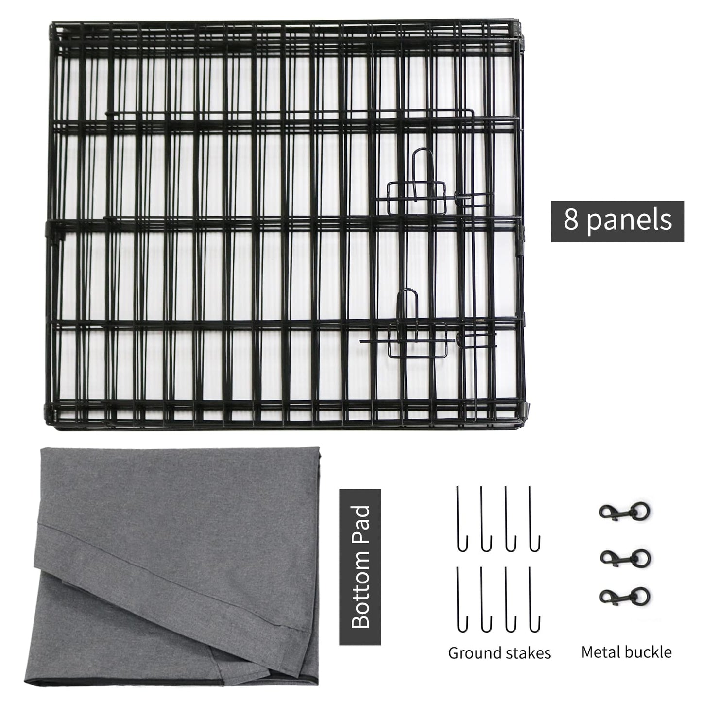 PETIME Foldable Metal Dog Exercise Pen/Pet Puppy. Chosen for real quality, fits naturally into