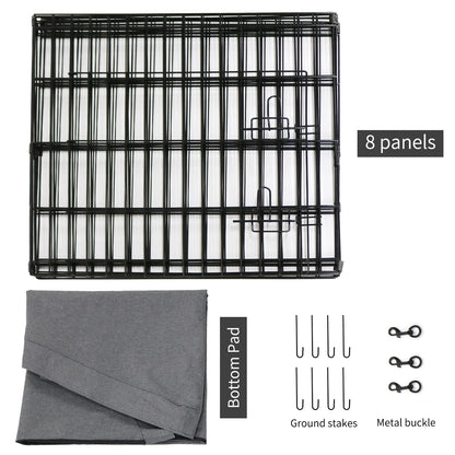 PETIME Foldable Metal Dog Exercise Pen/Pet Puppy. Chosen for real quality, fits naturally into