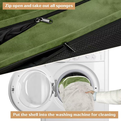 Comfort Expression XXL Orthopedic Dog Bed for Extra Large Dogs, Orthopedic Foam Dog Beds Washable, Waterproof Pet Sofa Couch with Removable Cover & Non-Slip Bottom(XX-Large,Light Green)