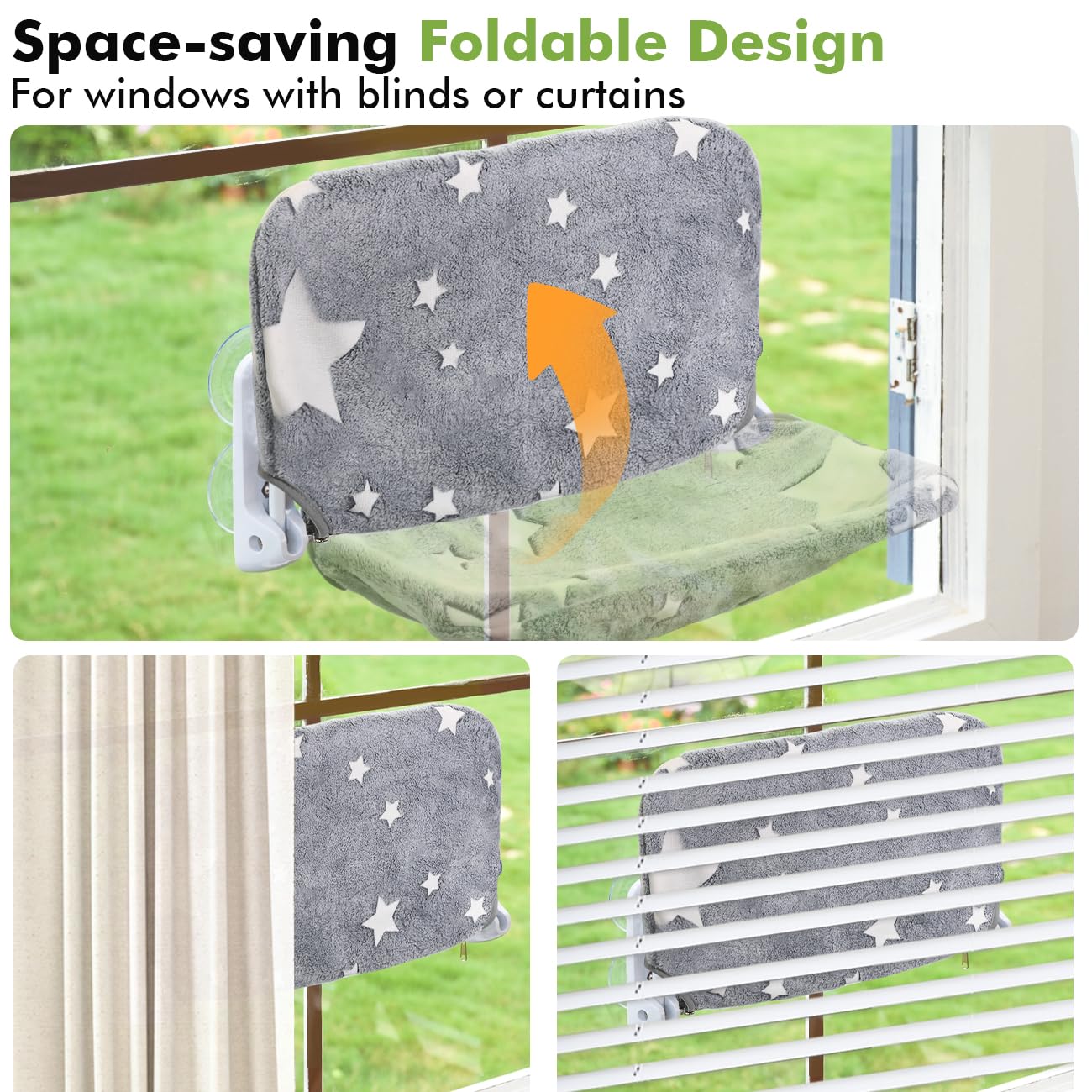 Zoratoo Glow in the Dark Cat Window Perch. Chosen for real quality, fits naturally into modern pet