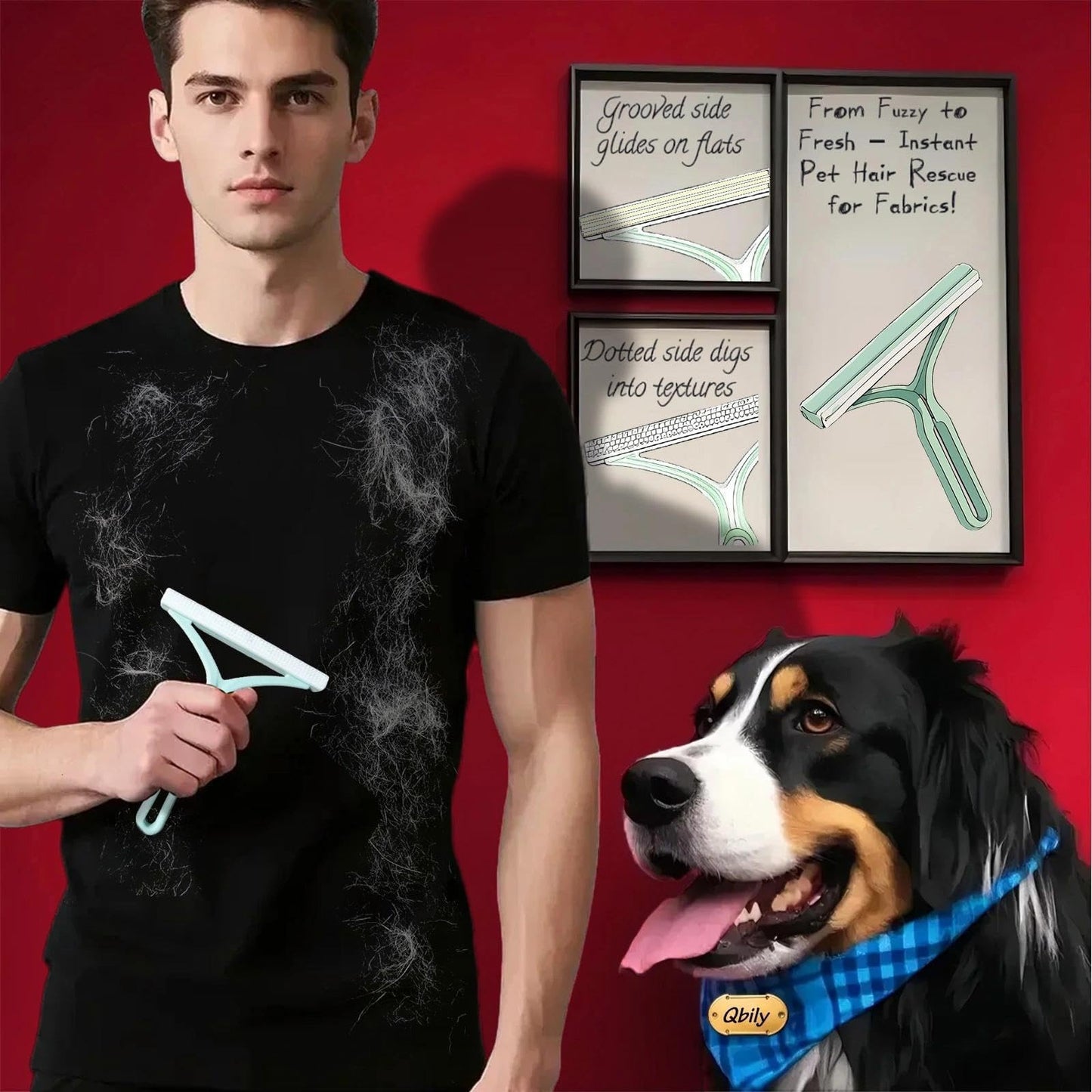 Qbily Pet Hair Remover 2nd Gen. Chosen for real quality, fits naturally into modern pet homes.