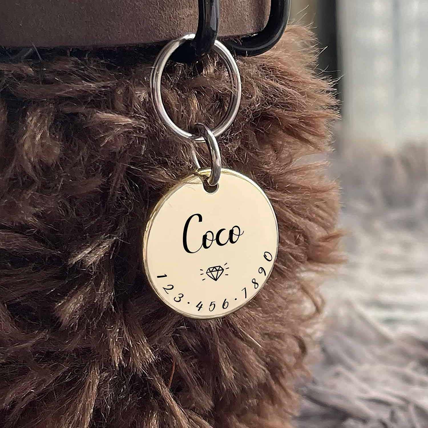 Cats Dogs ID Tags Personalized Lovely Symbols Pets. Chosen for real quality, fits naturally into