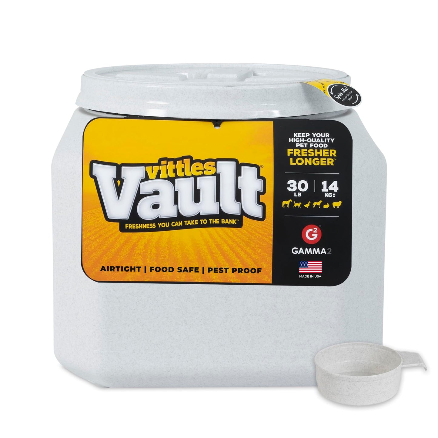 Vittles Vault Traditional Pet Food Storage Container. Chosen for real quality, fits naturally into