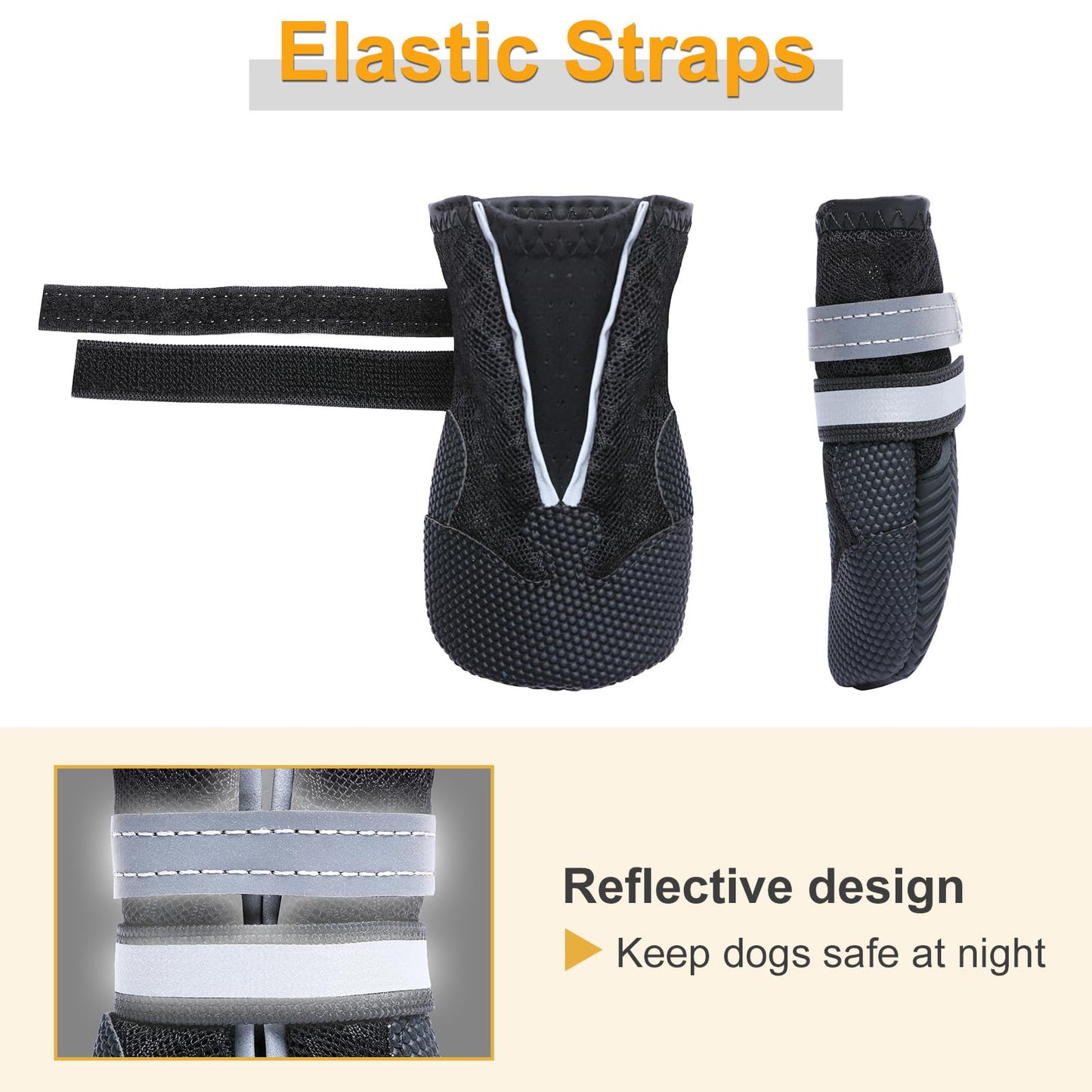 Dimicoo Breathable Dog Boots for Medium Large Dogs. Chosen for real quality, fits naturally into