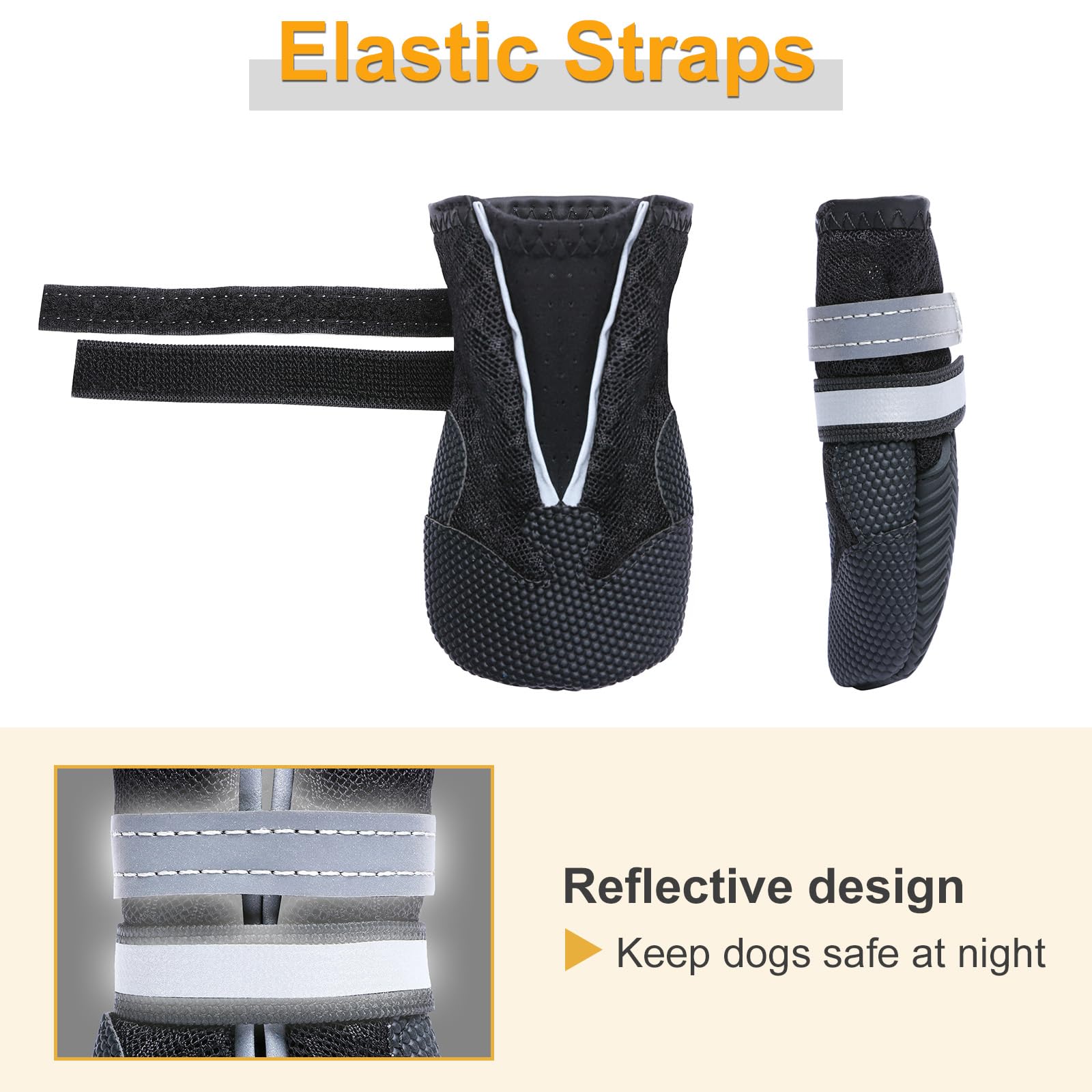 Dimicoo Breathable Dog Boots for Medium Large Dogs. Chosen for real quality, fits naturally into