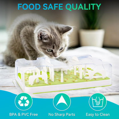 ALL FOR PAWS Interactive Cat Puzzle Feeder & Slow Feed. Chosen for real quality, fits naturally