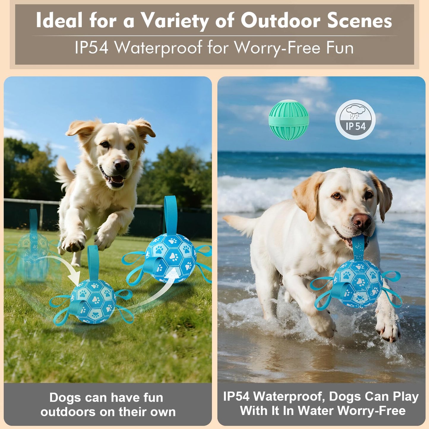 Qraxond Interactive Dog Toys Dog Soccer Ball to Keep. Chosen for real quality, fits naturally into