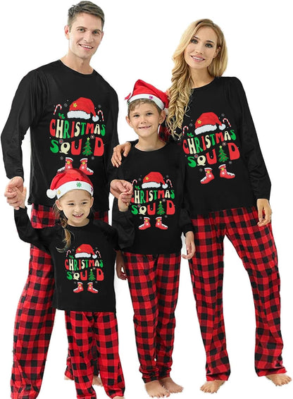 Matching Family Christmas Pajamas Set - Xmas Sleepwear PJs