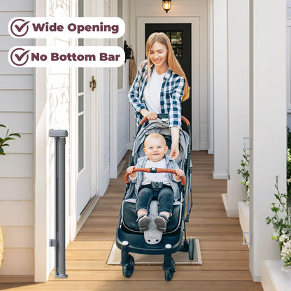 Cideny Retractable Baby Gate for Stairs & Doorways. Chosen for real quality, fits naturally into