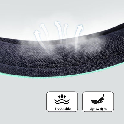 Didog Soft Padded Dog Collars for Small Dogs, Lightweight and Breathable Dog Collar with Metal Buckle, Green, M