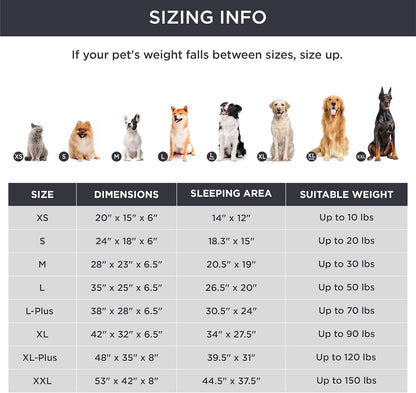 Bedsure Orthopedic Dog Bed Medium Size Dogs - Washable Medium Dog Cat Bed Waterproof, Comfort Pet Couch Sofa with Washable Removable Cover, Pets Bed with Nonskid Bottom, Dark Grey, 28"