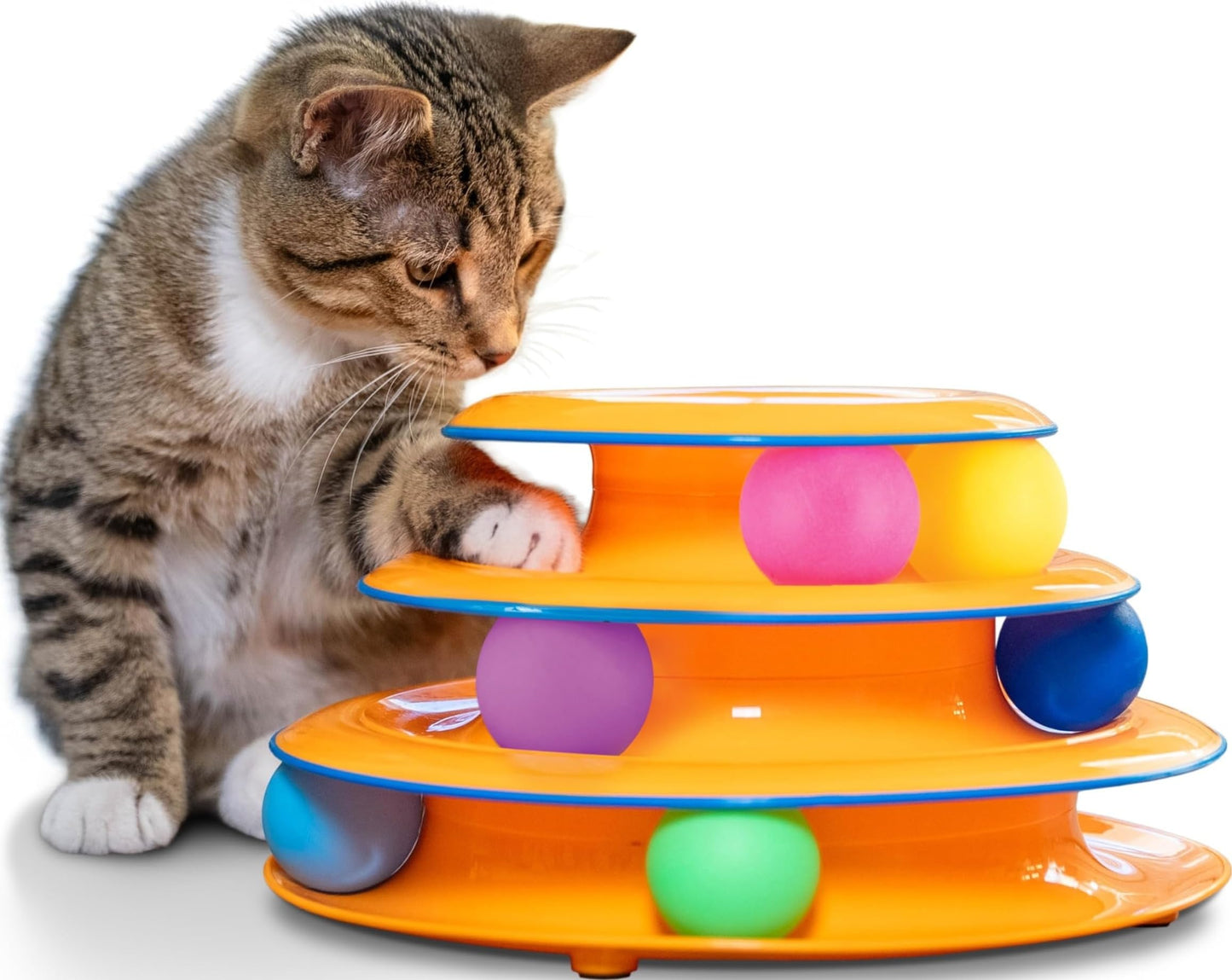 Catstages Tower of Tracks Interactive Cat Toy. Chosen for real quality, fits naturally into modern