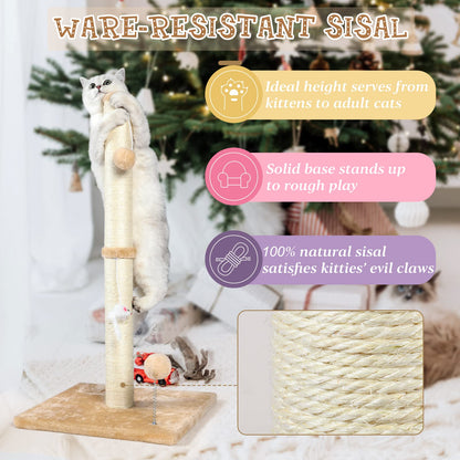 ANWA 32" Tall Cat Scratching Posts for Indoor Cats. Chosen for real quality, fits naturally into
