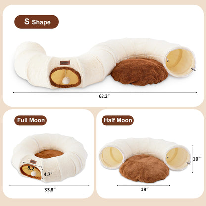 ZOMISIA Cat Tunnel Bed for Indoor Cats. Chosen for real quality, fits naturally into modern pet