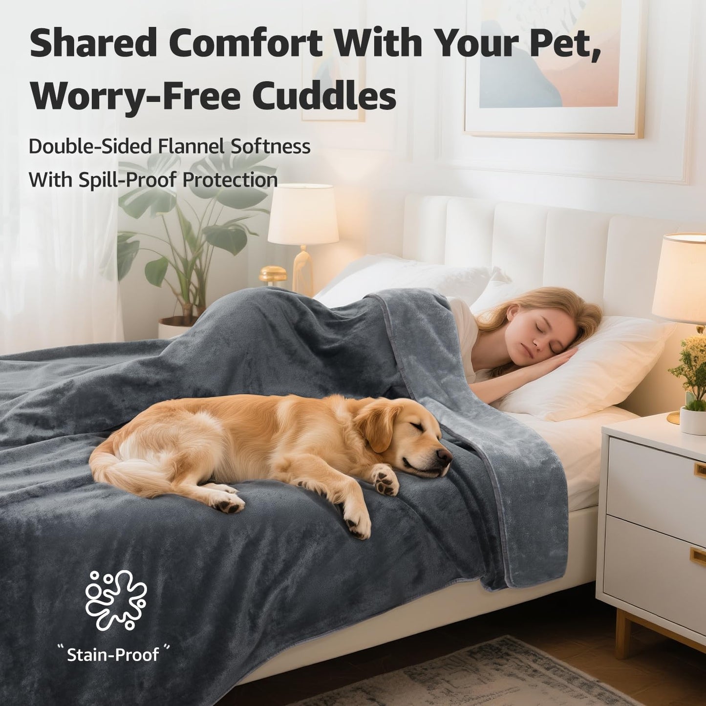 LOOBANI Waterproof Blanket for Bed. Chosen for real quality, fits naturally into modern pet homes.