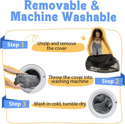 Large Orthopedic Dog Bed Washable - XL Dog Couch Sofa - Four Sides Dogs Beds Waterproof Non-Slip for Large Sized Dogs