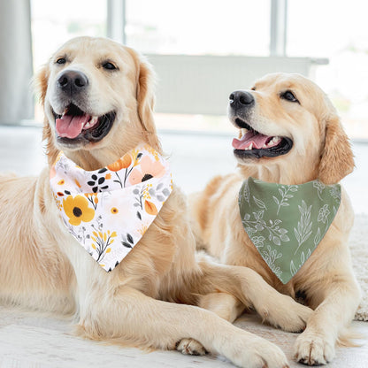 Whaline 4 Pcs Boho Pet Bandanas. Chosen for real quality, fits naturally into modern pet homes.