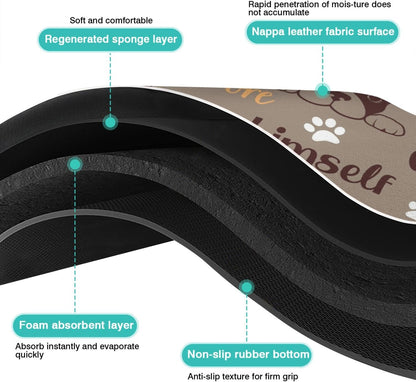 Pet Feeding Mat for Floors Waterproof Dog Mat for Food and Water Absorbent Quick Dry Non Slip mat for Cat Bowls