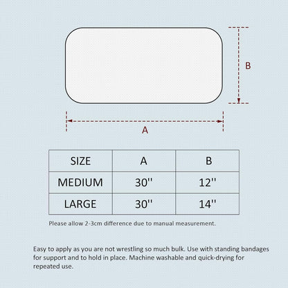 Harrison Howard Medicine-Retaining Shock-Absorbing Pressure Sores Prevention Quilted Leg Wraps for Horse Set of 4-Black M