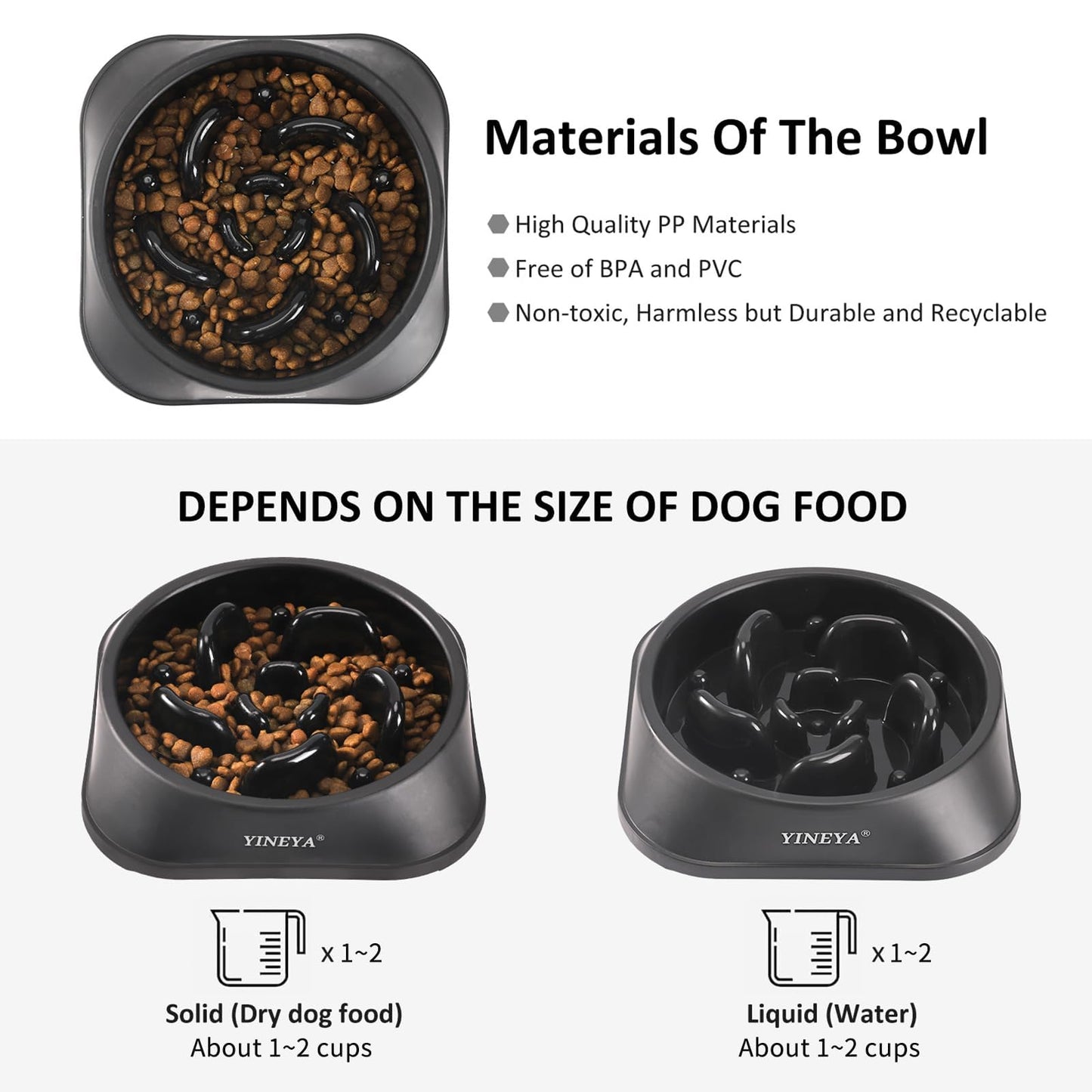 YINEYA Slow Feeder Dog Bowls. Chosen for real quality, fits naturally into modern pet homes.