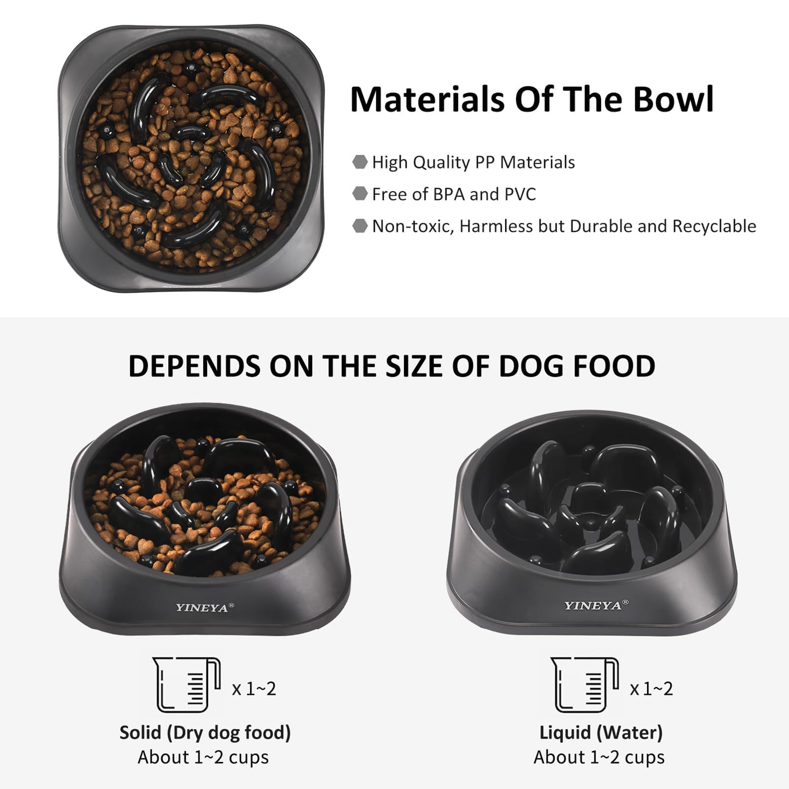 YINEYA Slow Feeder Dog Bowls. Chosen for real quality, fits naturally into modern pet homes.
