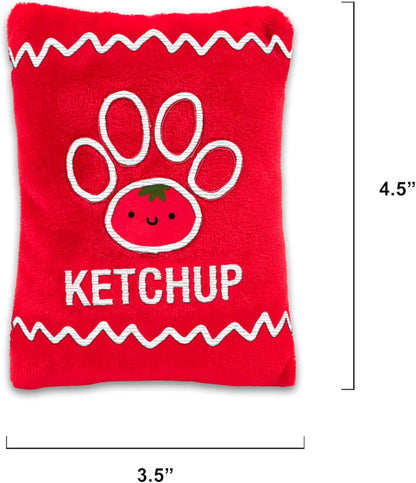 TONBO Soft Plush Small Cute and Cozy Nature Dog Cat Bed, Washer and Dryer Friendly (French Fries)