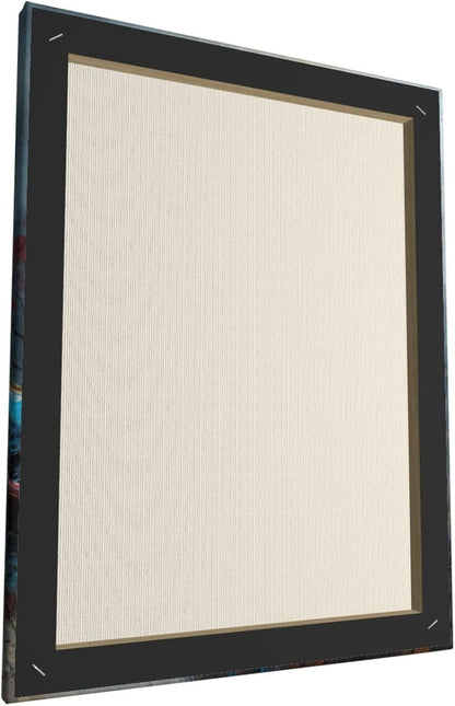 Paris Eiffel Tower Wall Art Paris Architecture Canvas Wall Decor Europe City Eiffel Tower Pictures Painting Print Artwork Framed Decorations Gifts for Living Room Bedroom Office 12"x16"