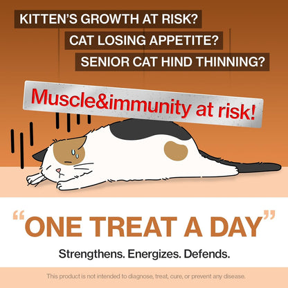 Dr.by Cat Colostrum Protein Cat Supplement Immune Support Muscle Growth, Gentle on Digestion for Kittens, Adult&Senior Cats with Goat Milk, Whey Protein Isolate, Colostrum Lickable Formula