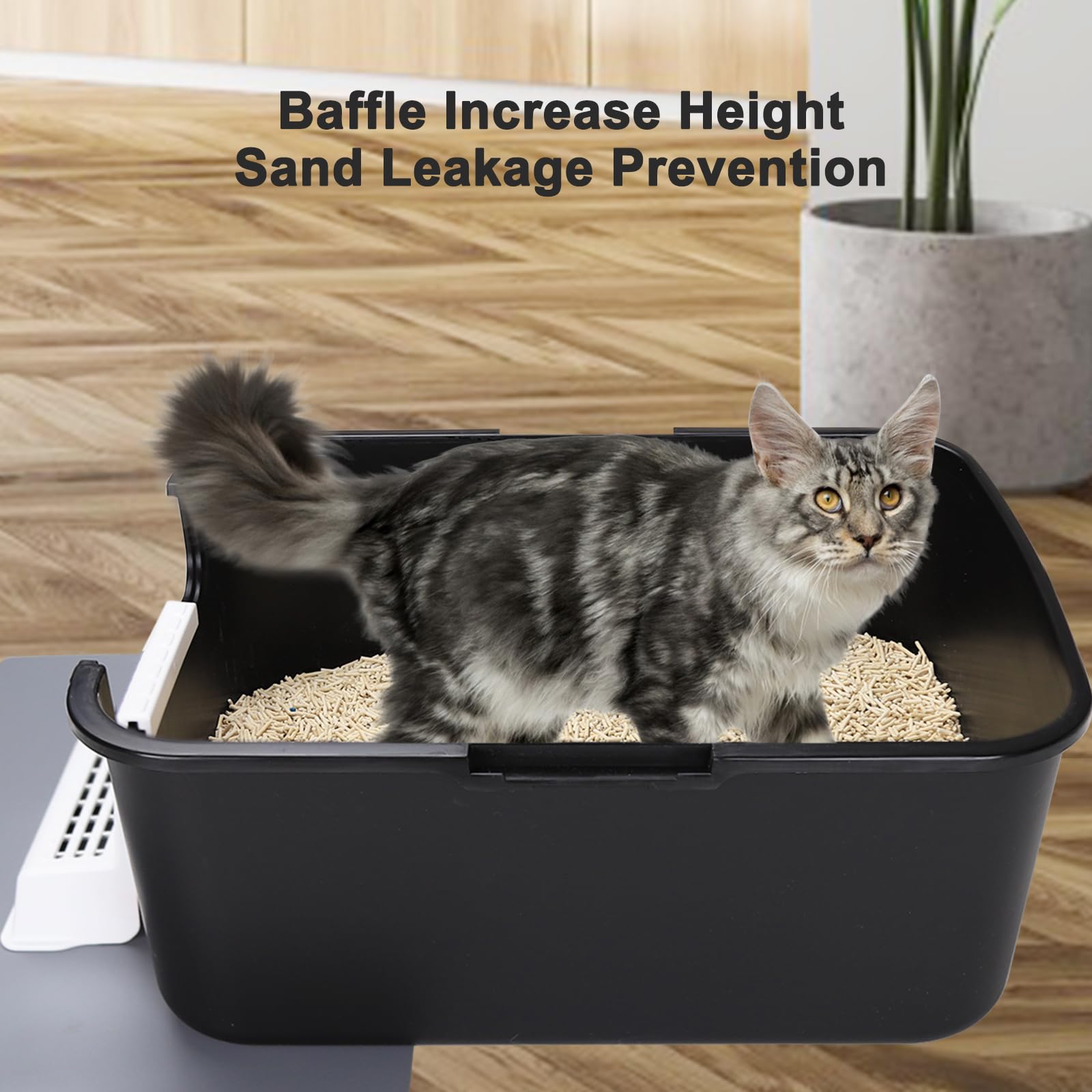 Sfozstra Enclosed Cat Litter Box: Splash Resistant. Chosen for real quality, fits naturally into